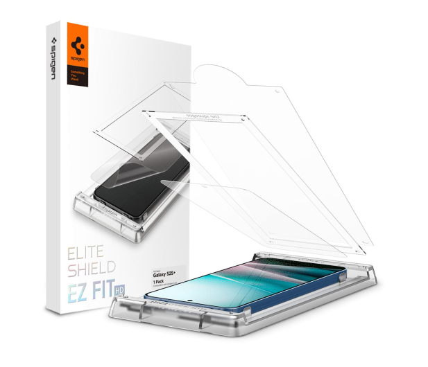 SPIGEN Elite Shield ”Ez Fit” do Samsung Galaxy S25+ Clear AFL09087 - 1313170 - zdjęcie